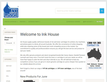 Tablet Screenshot of inkhouse.com.au